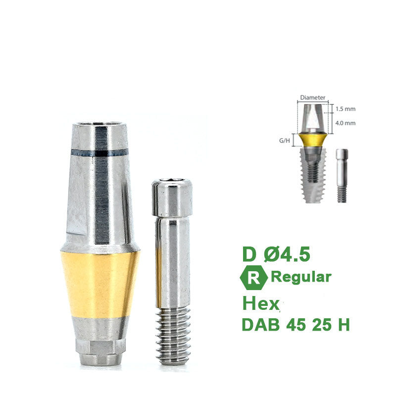 Straight Abutment Compatible with Dentium Implants