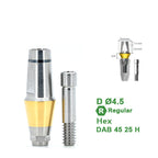 Straight Abutment Compatible with Dentium Implants