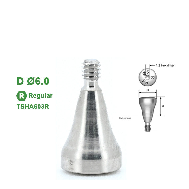 Healing Abutment Compatible with Osstem TS Implant