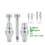 Closed Impression Coping Compatible with Dentium Implants