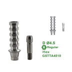 Temporary Abutment Compatible with Osstem TS Implant