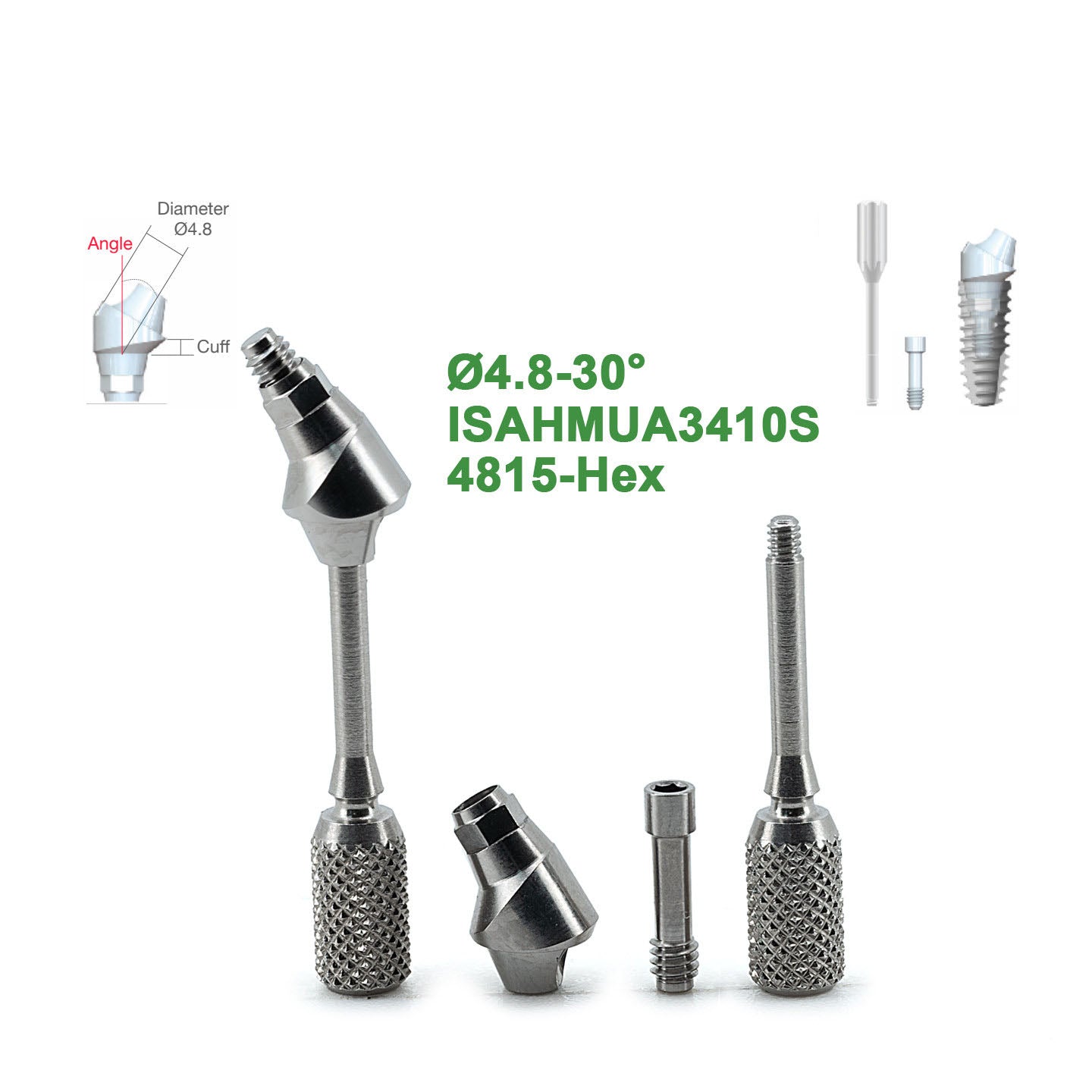 Multi Angled Abutment Compatible with NeoBiotech® Implants Secondary image