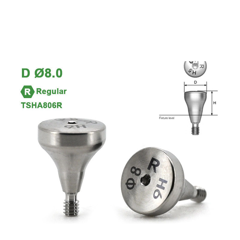 Healing Abutment Compatible with Osstem TS Implant