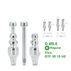 Closed Impression Coping Compatible with Dentium Implants