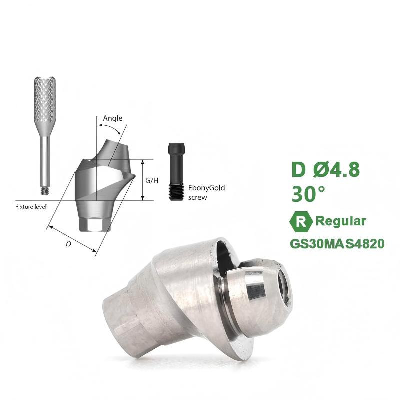 17°/30° Multi Angled Abutment Compatible with Osstem