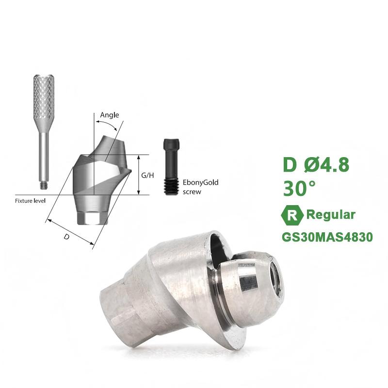 17°/30° Multi Angled Abutment Compatible with Osstem