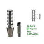 Temporary Abutment Compatible with Osstem TS Implant