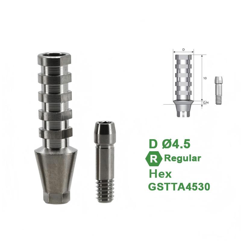 Temporary Abutment Compatible with Osstem TS Implant