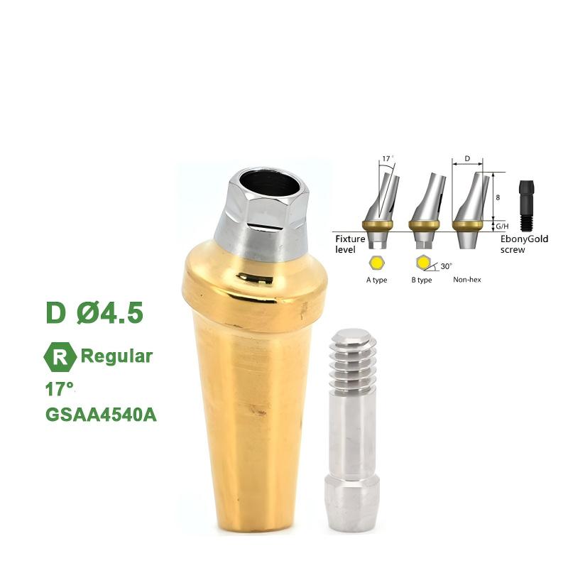 Regular-Angled Abutment Compatible with Osstem