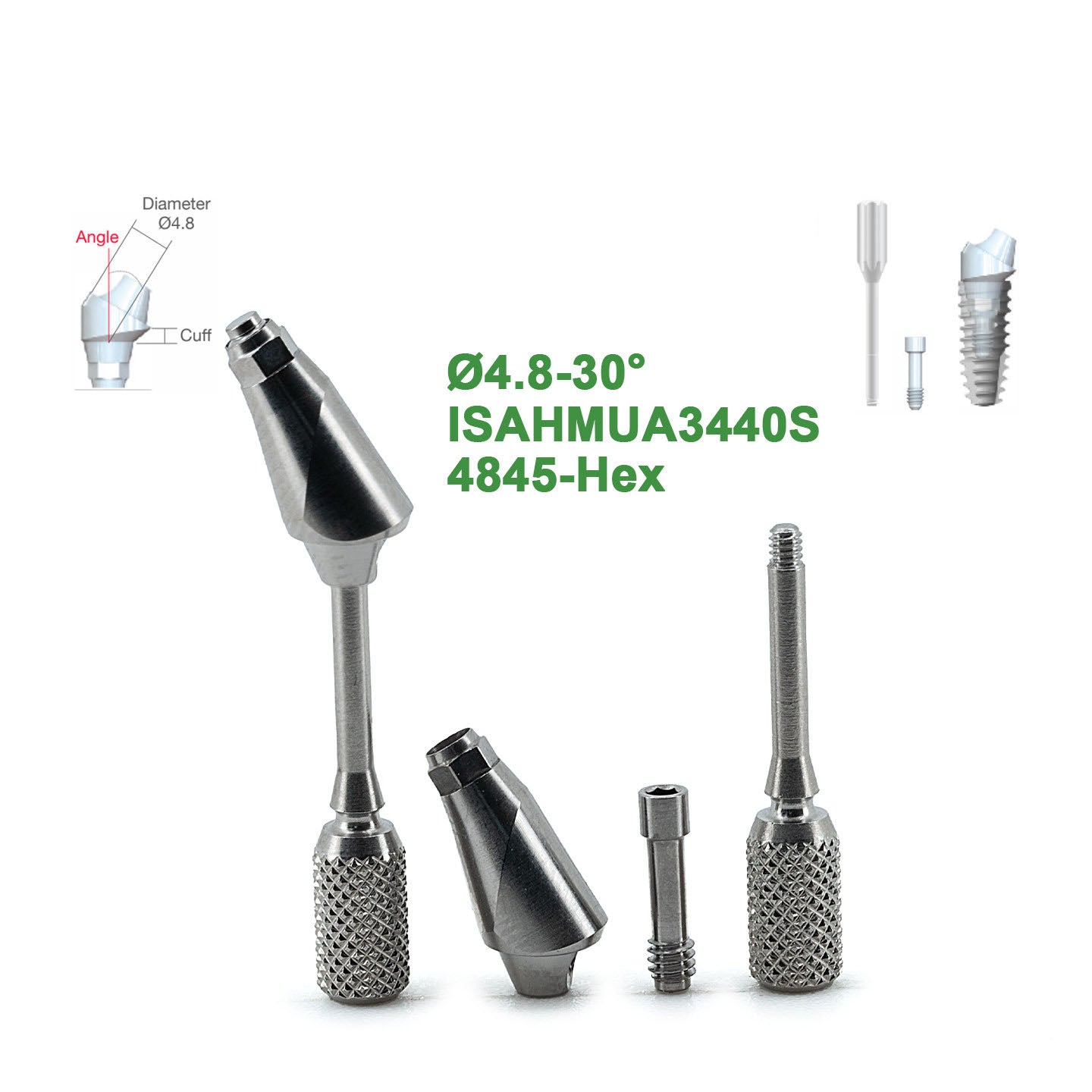 Multi Angled Abutment Compatible with NeoBiotech® Implants