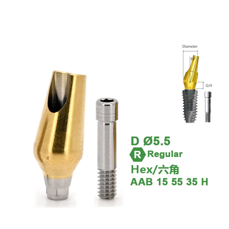 Angled Abutment Compatible with Dentium Implants
