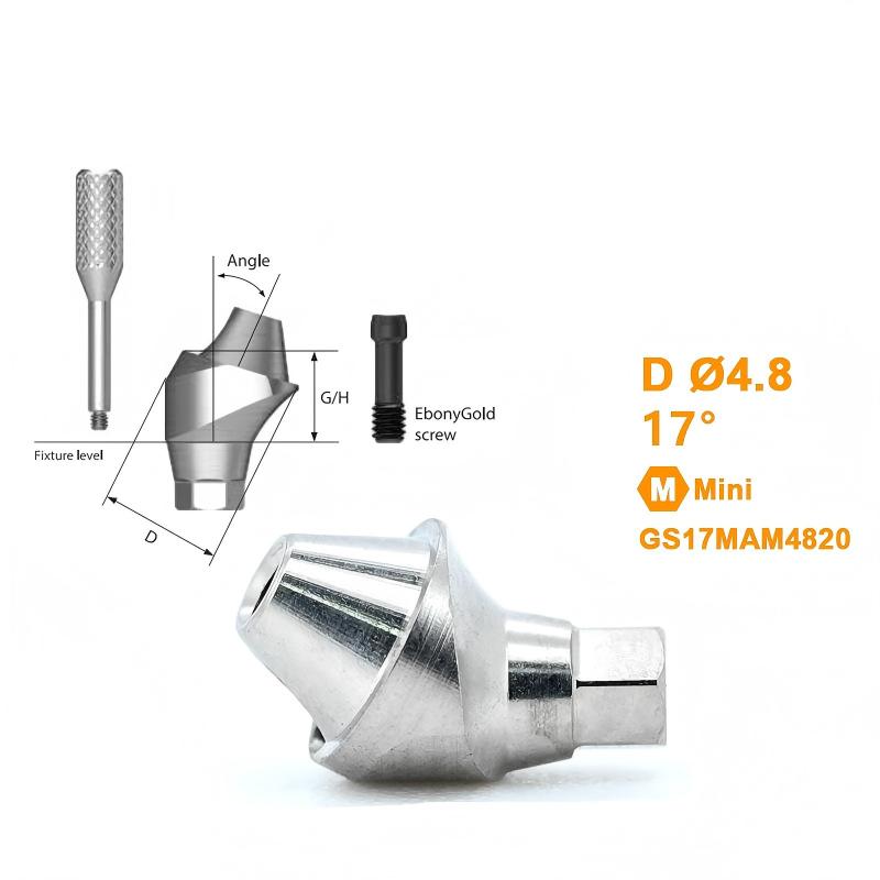 17°/30° Multi Angled Abutment Compatible with Osstem