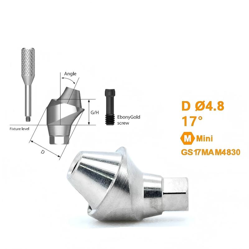 17°/30° Multi Angled Abutment Compatible with Osstem