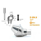 17°/30° Multi Angled Abutment Compatible with Osstem