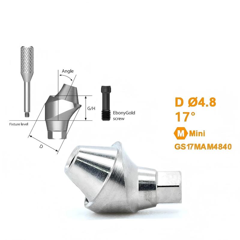 17°/30° Multi Angled Abutment Compatible with Osstem