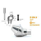 17°/30° Multi Angled Abutment Compatible with Osstem