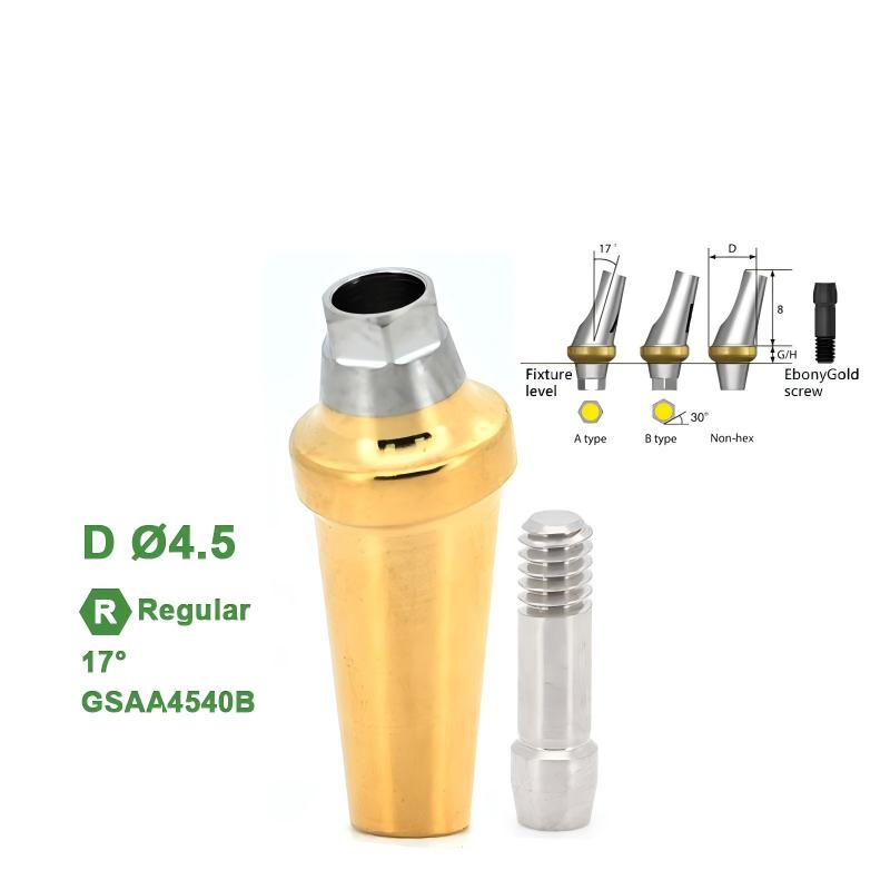 Regular-Angled Abutment Compatible with Osstem