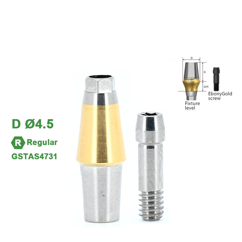 Regular Straight Abutment Compatible with Osstem Implants